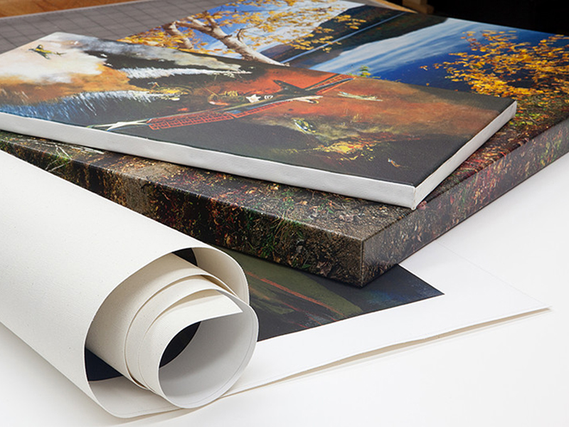 Printing Digital Art On Canvas pulp